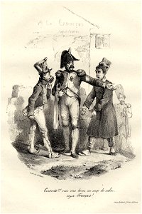 Conscrits!!! vous devez un coup de sabre soyez Français! (BM 1869,0410.65)