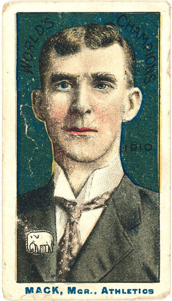 Connie Mack, Philadelphia Athletics, baseball card portrait LCCN2007683824