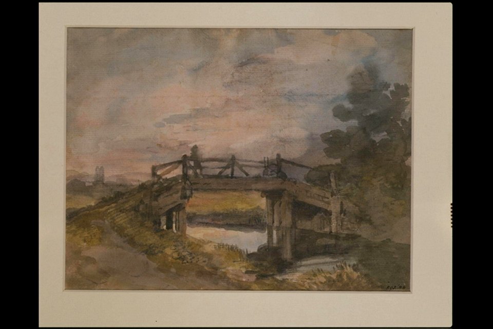 Constable - A bridge over the Stour, 593-1888