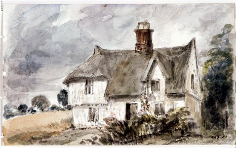 Constable - A cottage near a cornfield, 233-1888