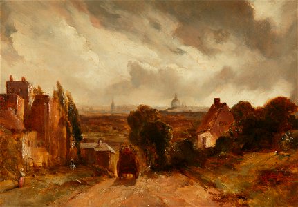Constable - (after) - London from Hampstead Heath, 1939.105. Free illustration for personal and commercial use.