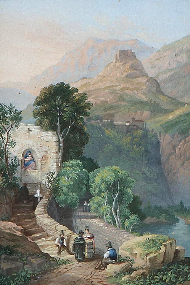 Conrad Kreuzer (attr) Marterl bei San Cosimato