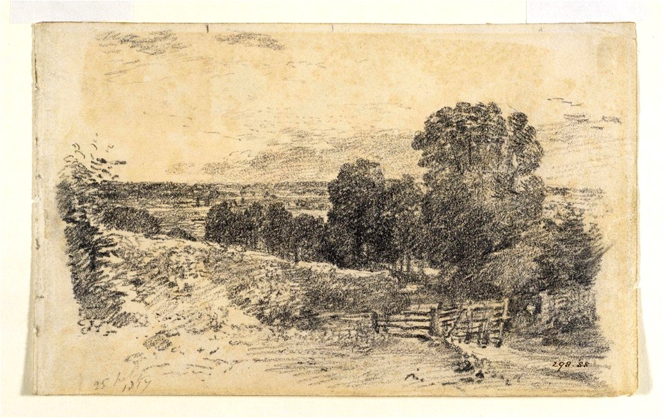 Constable - Approach to a lane, near East Bergholt, 298-1888