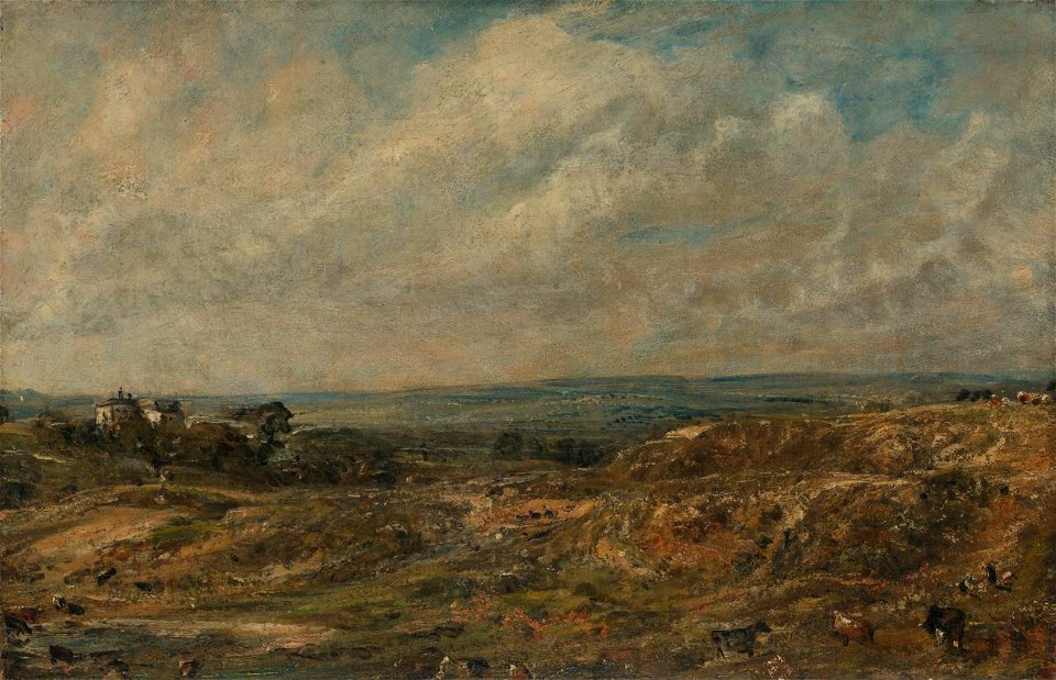 Constable - (manner of) - Hampstead Heath, c. 1823, 549-4