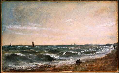 Constable - Coast Scene, Brighton, c. 1824-1828, 1986-26-4