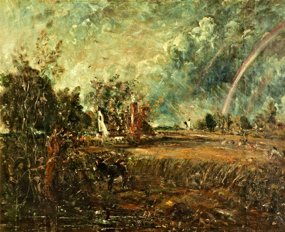 Constable - Cottage at East Bergholt, c.1835, LL 3120