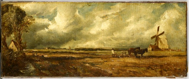 Constable - D'après - Printemps. East Bergholt Common (Suffolk), 1840, RF 1241