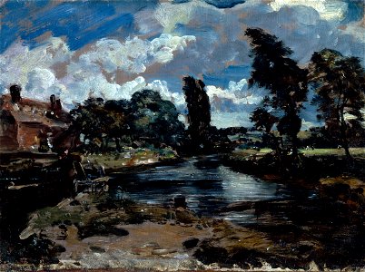 Constable - Flatford Mill from a Lock on the Stour, c.1811, 031393