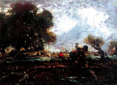 Constable - formerly attributed to - The Leaping Horse, T01240