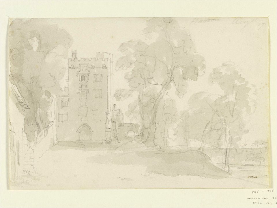 Constable - Haddon Hall, 805-1888