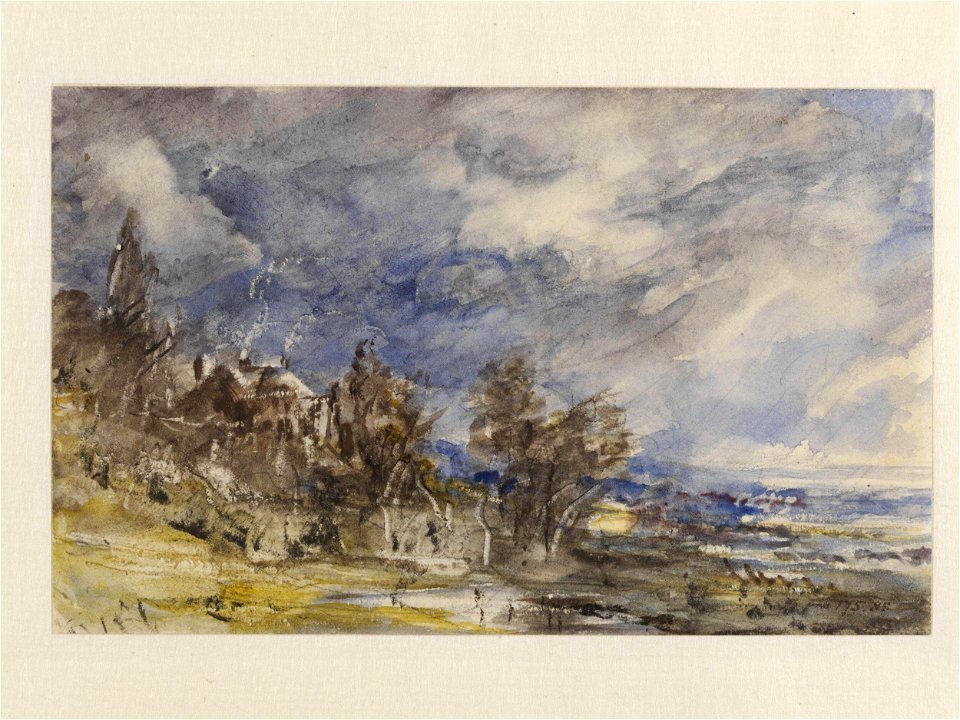 Constable - Hampstead Heath, from near Well Walk, 175-1888