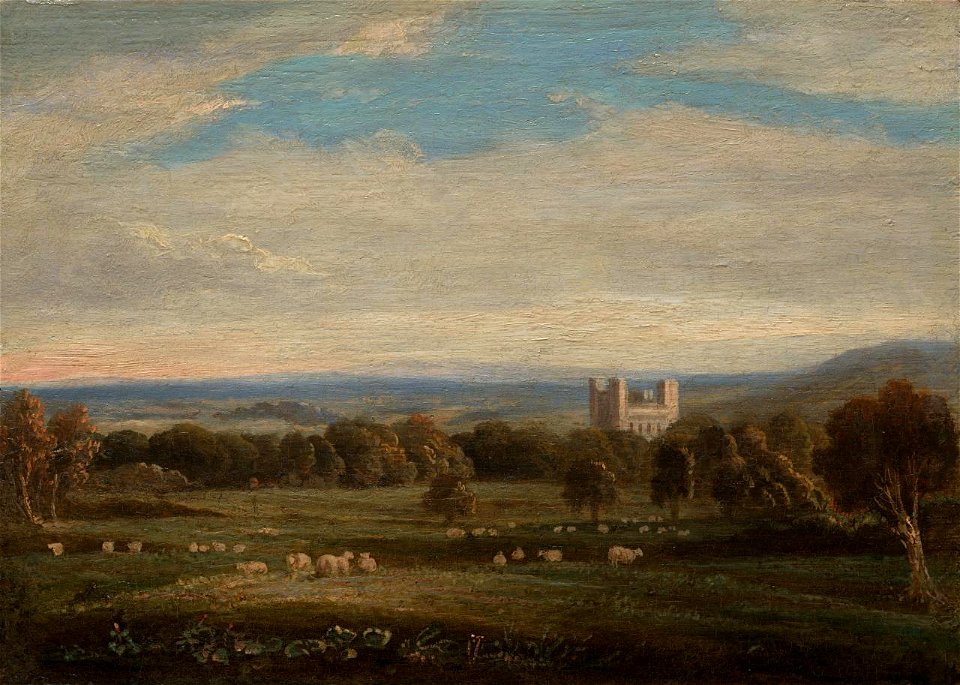 Constable - (manner of) - Naworth Castle, Cumberland, before 1900, 1940-4