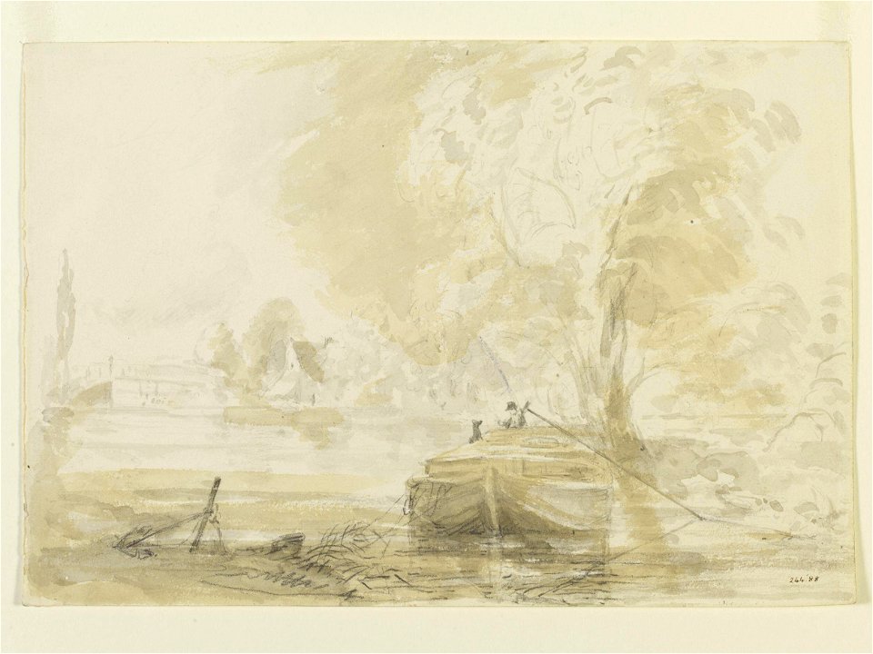 Constable - A barge on the Stour, 244-1888