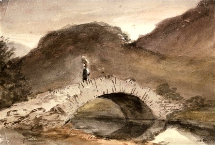 Constable - A bridge, Borrowdale, 188-1888