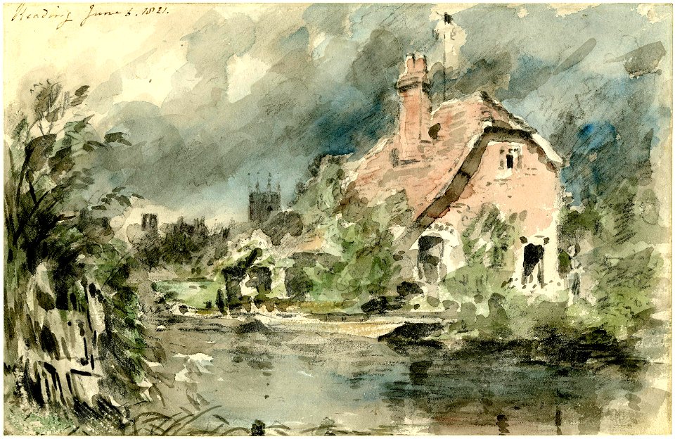 Constable - A cottage near Reading, 1888,0215.44