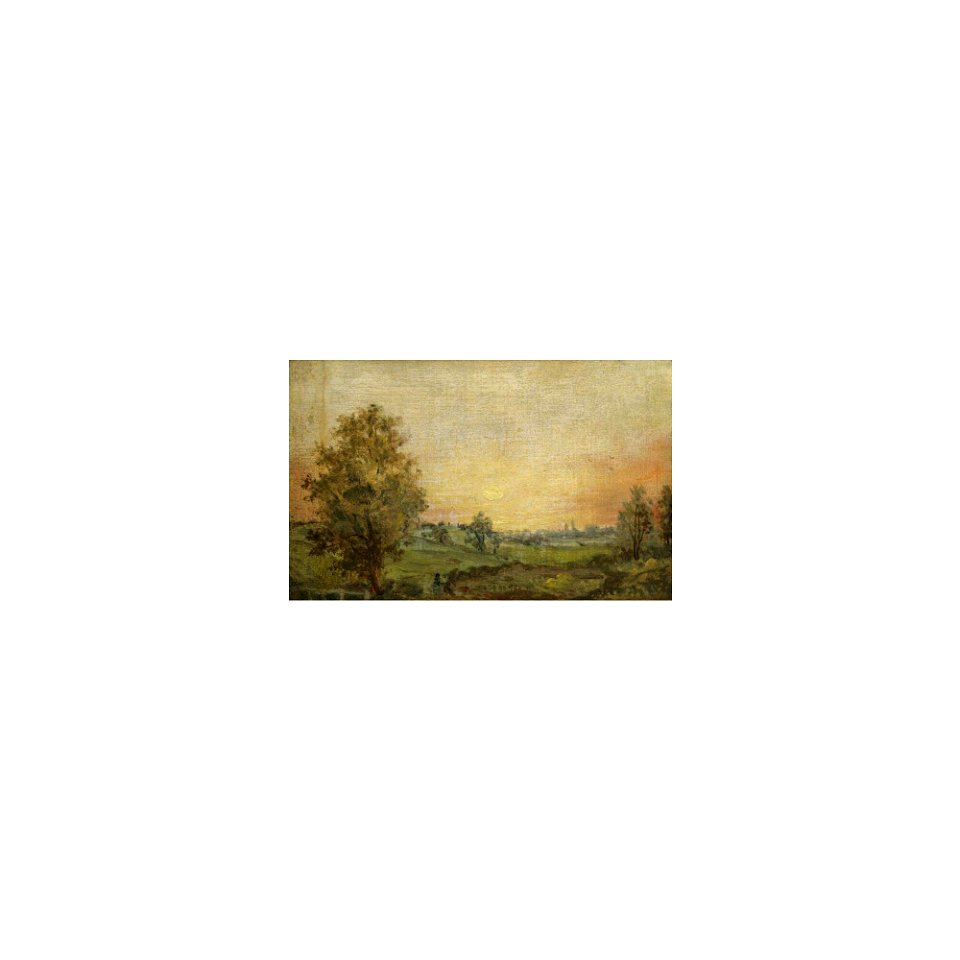 Constable - A LANDSCAPE NEAR DEDHAM AT SUNSET, lot.87