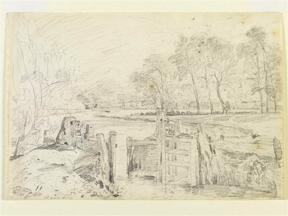 Constable - A lock on the Stour, 269-1888