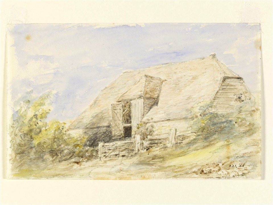 Constable - A barn, 231-1888