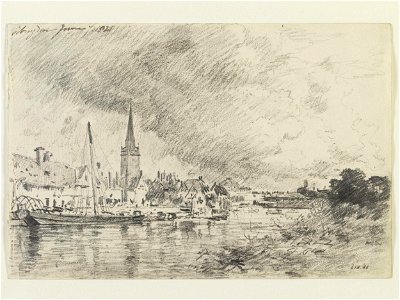 Constable - A view of Abingdon from the river, 618-1888