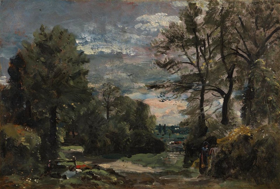 Constable - A Lane near Flatford, c.1810–11, N01821