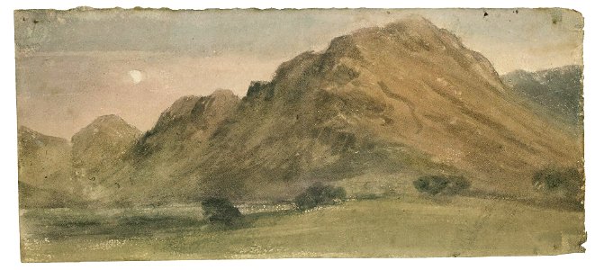 Constable - BORROWDALE BY MOONLIGHT - RECTO, lot.169