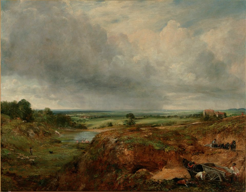 Constable - Branch Hill Pond, Hampstead Heath, 1824-25, 49.18.4