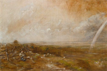 Constable - CHILD'S HILL LOOKING TOWARDS HARROW WITH A RAINBOW, lot.232