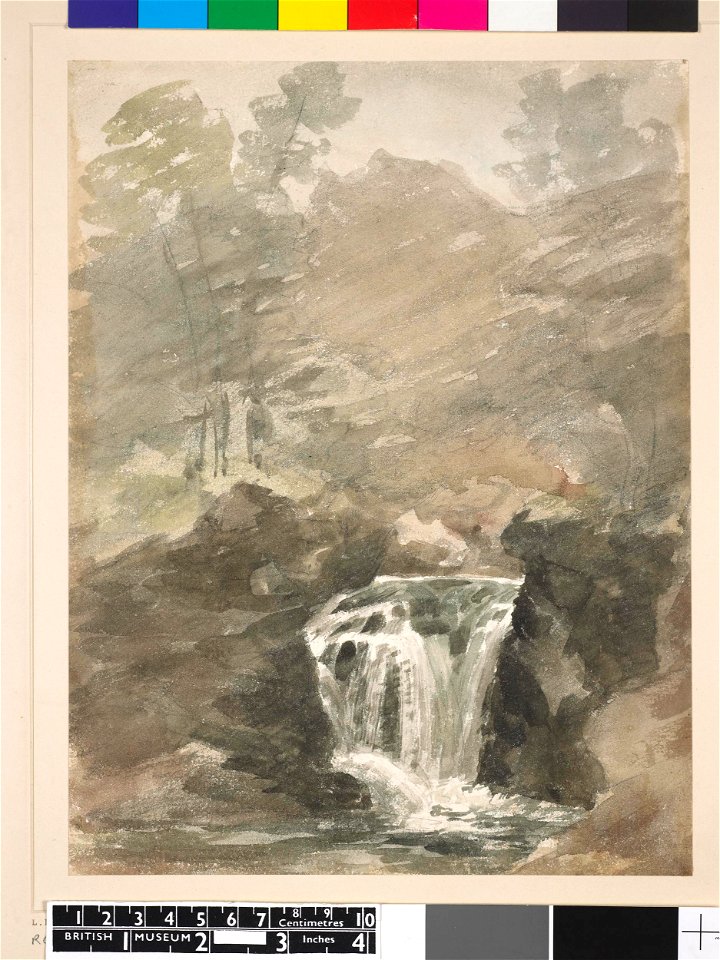 Constable - A waterfall, 1875,0814.1437