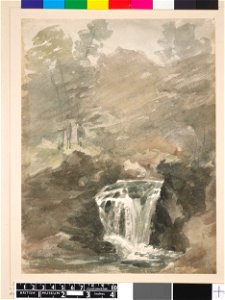Constable - A waterfall, 1875,0814.1437
