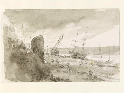 Constable - Coast Scene at Brighton, 199A-1888