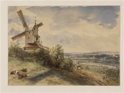 Constable - A windmill at Stoke, near Ipswich, 342-1888