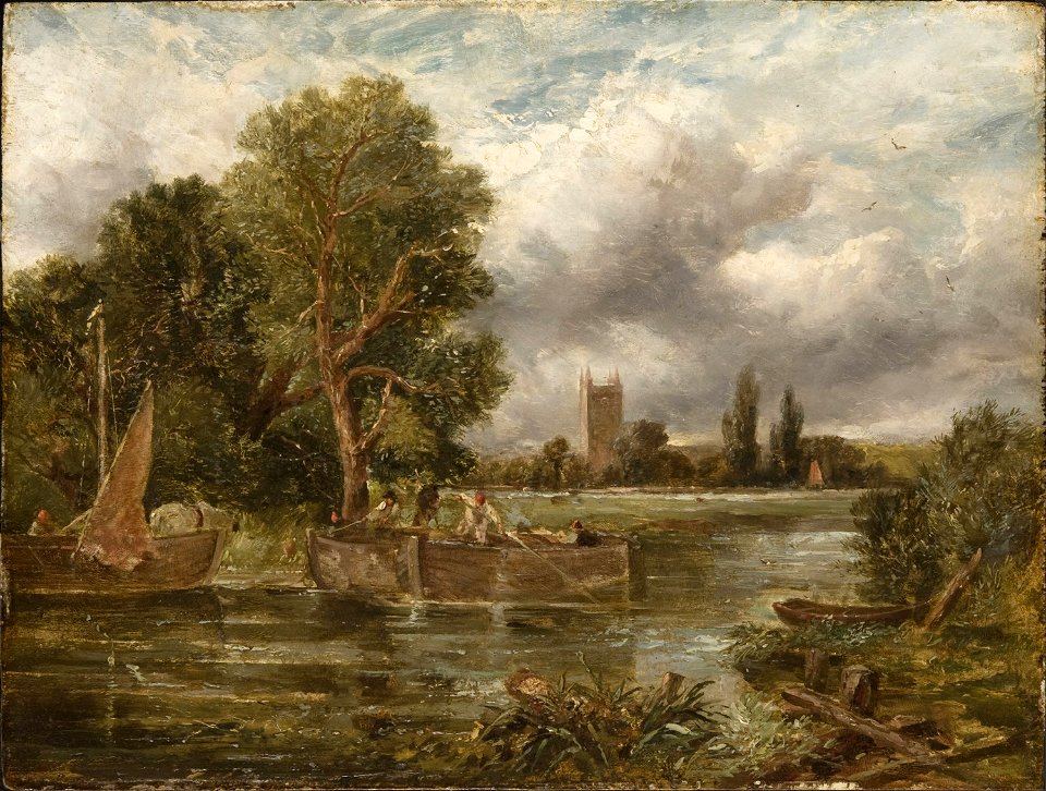 Constable - Copy after - The Stour, Cat. 866