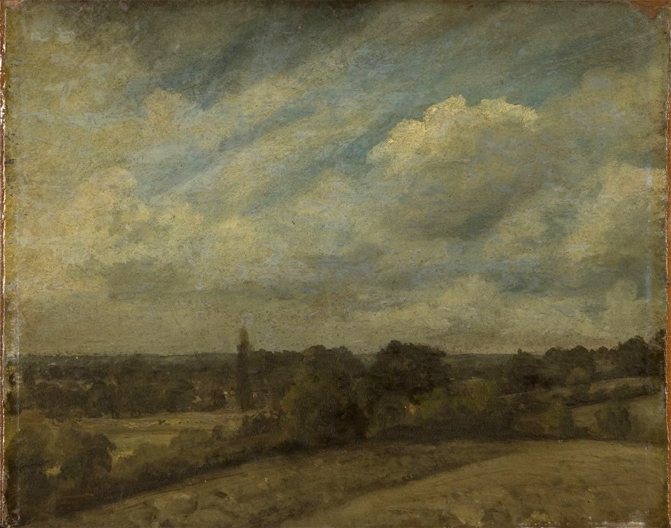 Constable - Attributed to - Landscape (possibly the Stour valley), c. 1809-1810, Cat. 853