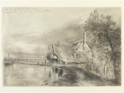 Constable - Banks of the canal near Newbury, Berks, 284-1888