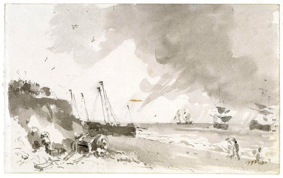 Constable - Coast Scene at Brighton, 199B-1888
