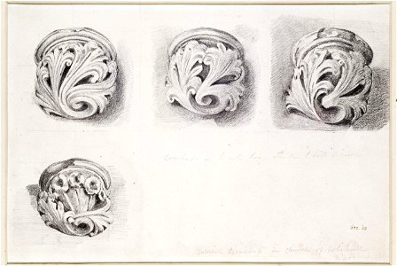 Constable - Corbels in Solihull Church, 622-1888