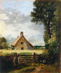 Constable - A Cottage in a Cornfield, 1815–1817, NMW A 486