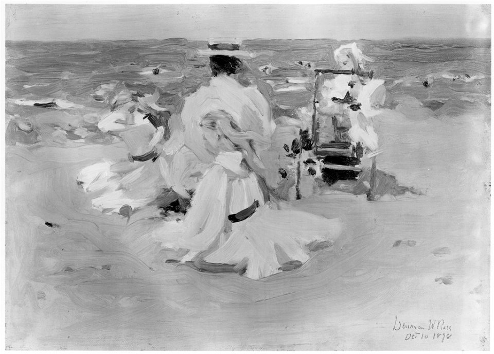 Denman Waldo Ross - Figures on the Beach - 1936.150.158 - Fogg Museum
