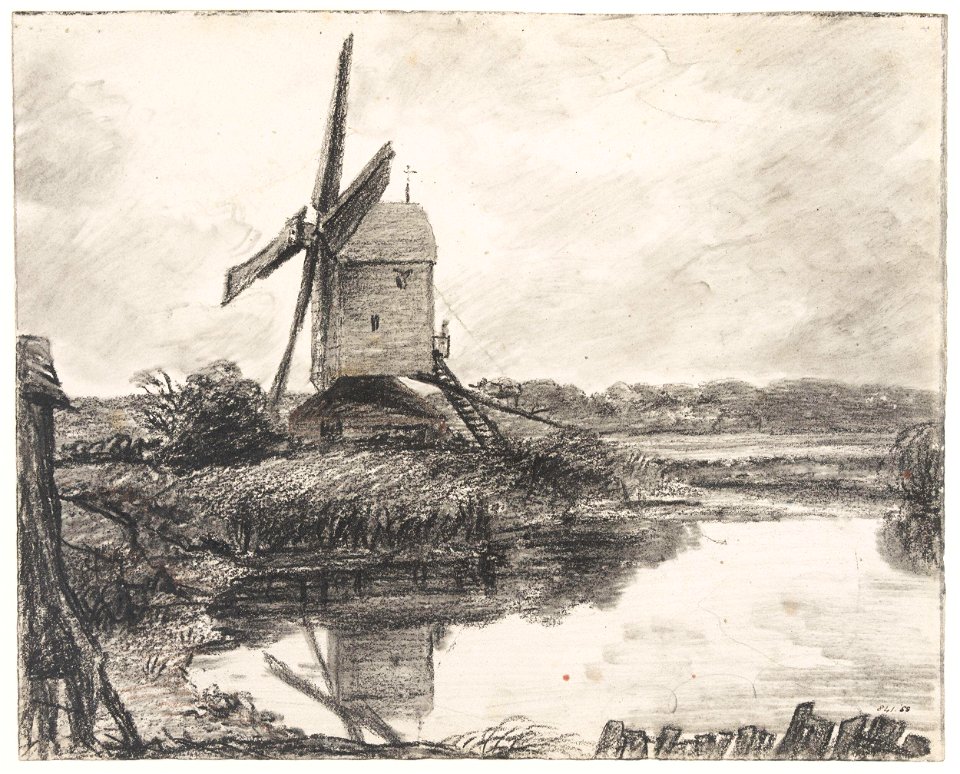 Constable - A mill on the banks of the River Stour, 841-1888