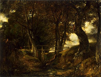 Constable - Dell at Helmingham Park, 1825 or 1826; retouched 1833, Cat. 871