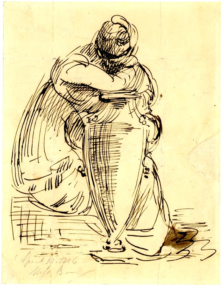 Constable - A mourner, 1896,0821.3