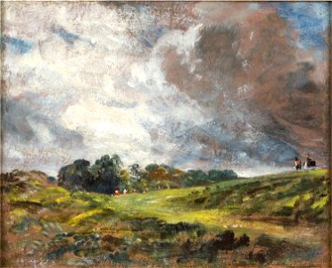Constable - Hampstead Heath, 1821, Cat. 864. Free illustration for personal and commercial use.