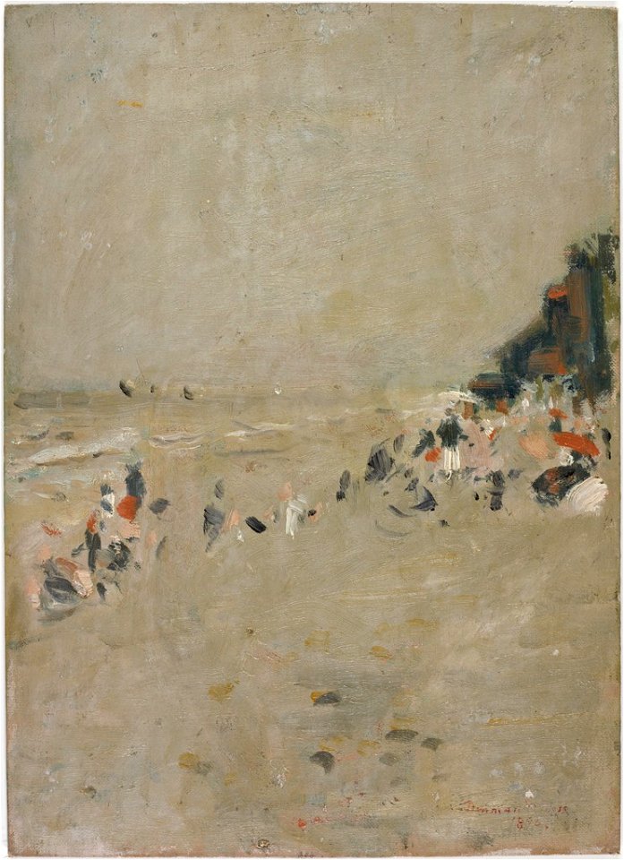 Denman Waldo Ross - Landscape with Figures on Beach - 1936.109.37 - Fogg Museum