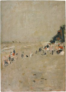 Denman Waldo Ross - Landscape with Figures on Beach - 1936.109.37 - Fogg Museum