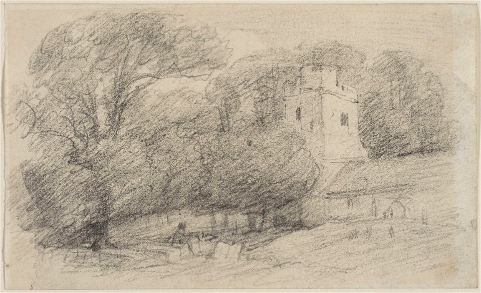 Constable - Epsom Church, E.191-1948