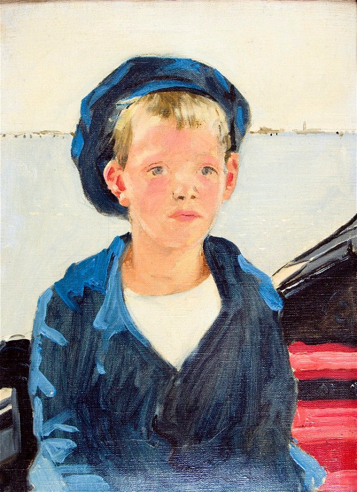 Denman Waldo Ross - Portrait of a Young Boy in Sailor's Clothes - 1936.109.2 - Fogg Museum