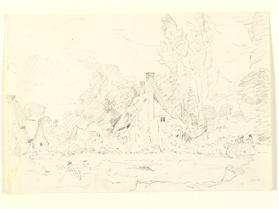 Constable - A village street, 274-1888