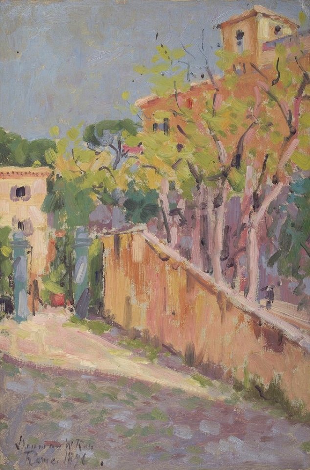 Denman Waldo Ross - Rome Street Scene - 1936.150.247 - Harvard Art Museums