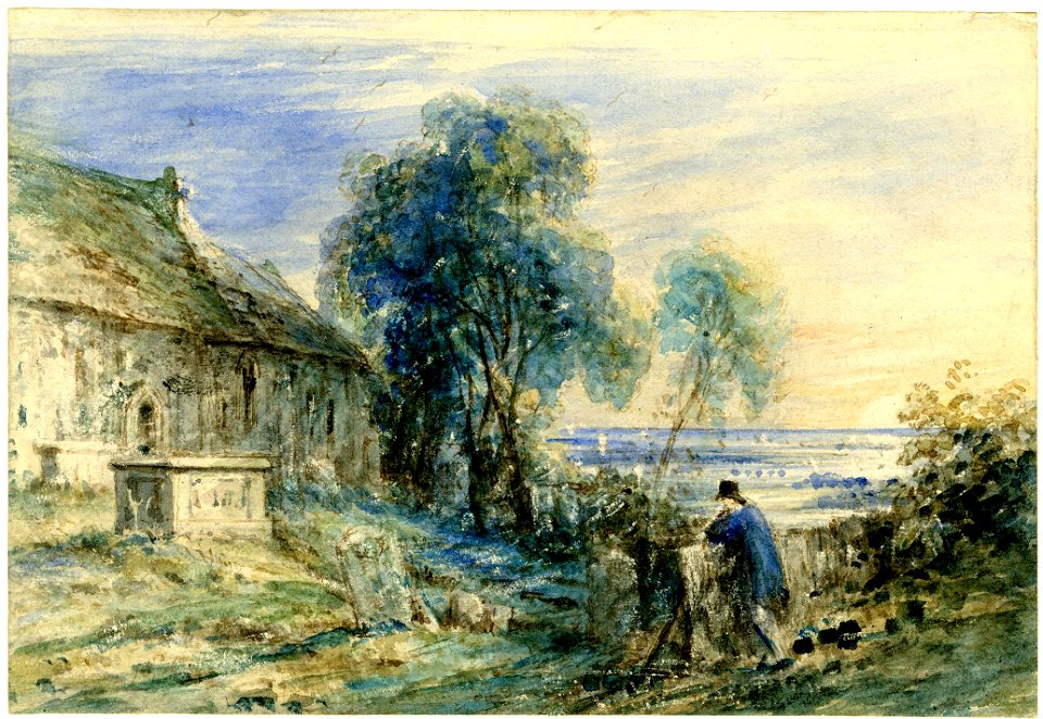Constable - Illustration to Thomas Gray's 'Elegy', Stanza V, 1887,1010.4