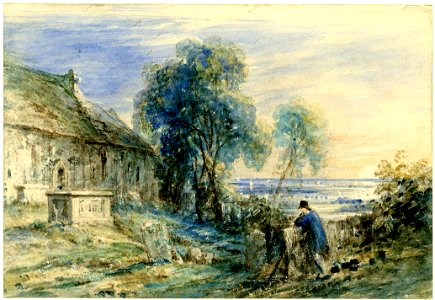 Constable - Illustration to Thomas Gray's 'Elegy', Stanza V, 1887,1010.4